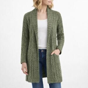 Banana Republic Heritage Green Knit Cardigan Sweater Women’s Small